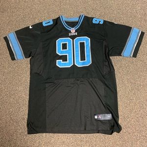 Men’s Ndamukong Suh Nike On Field Lions Jersey